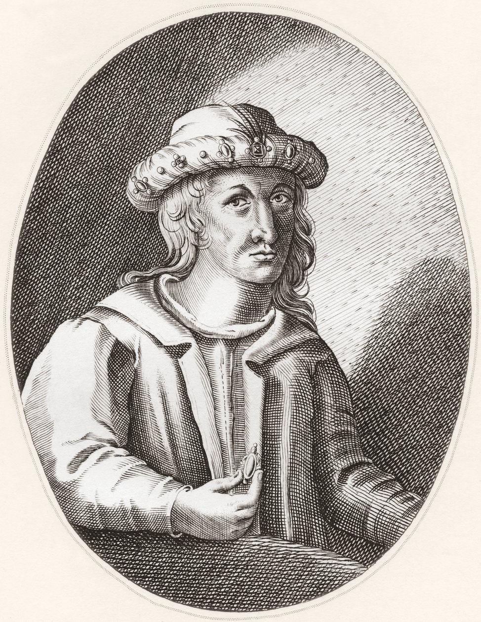 İskoçya Kralı III. Robert, asıl adı John Stewart, namı diğer Carrick Kontu by English School