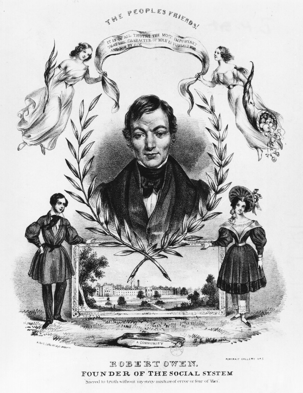 Robert Owen (1771-1858) by English School