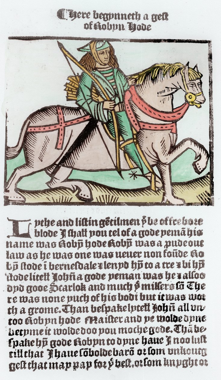 Robin Hood (daha sonra renklendirme) by English School