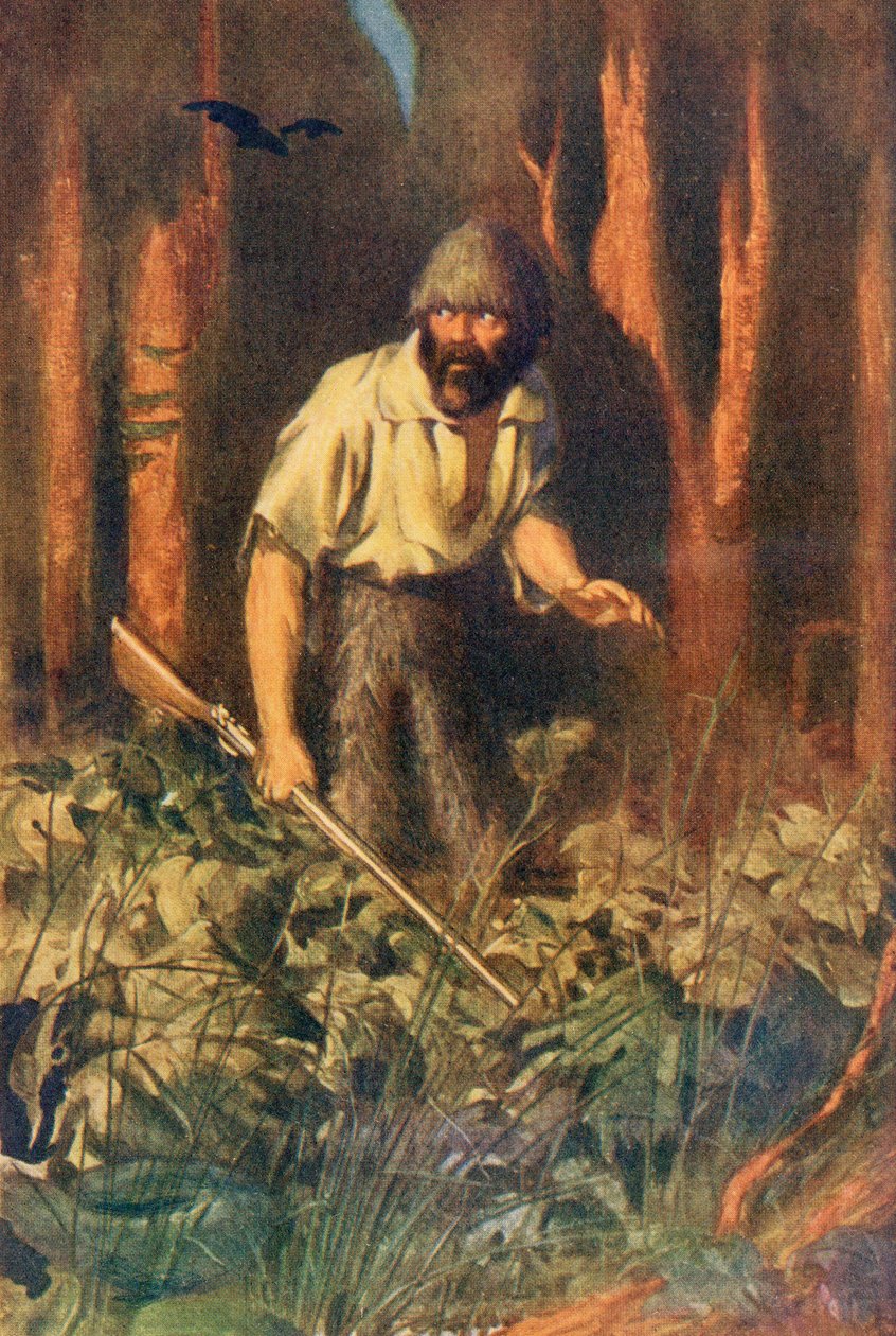 Robinson Crusoe adada yalnız, Daniel Defoe tarafından 