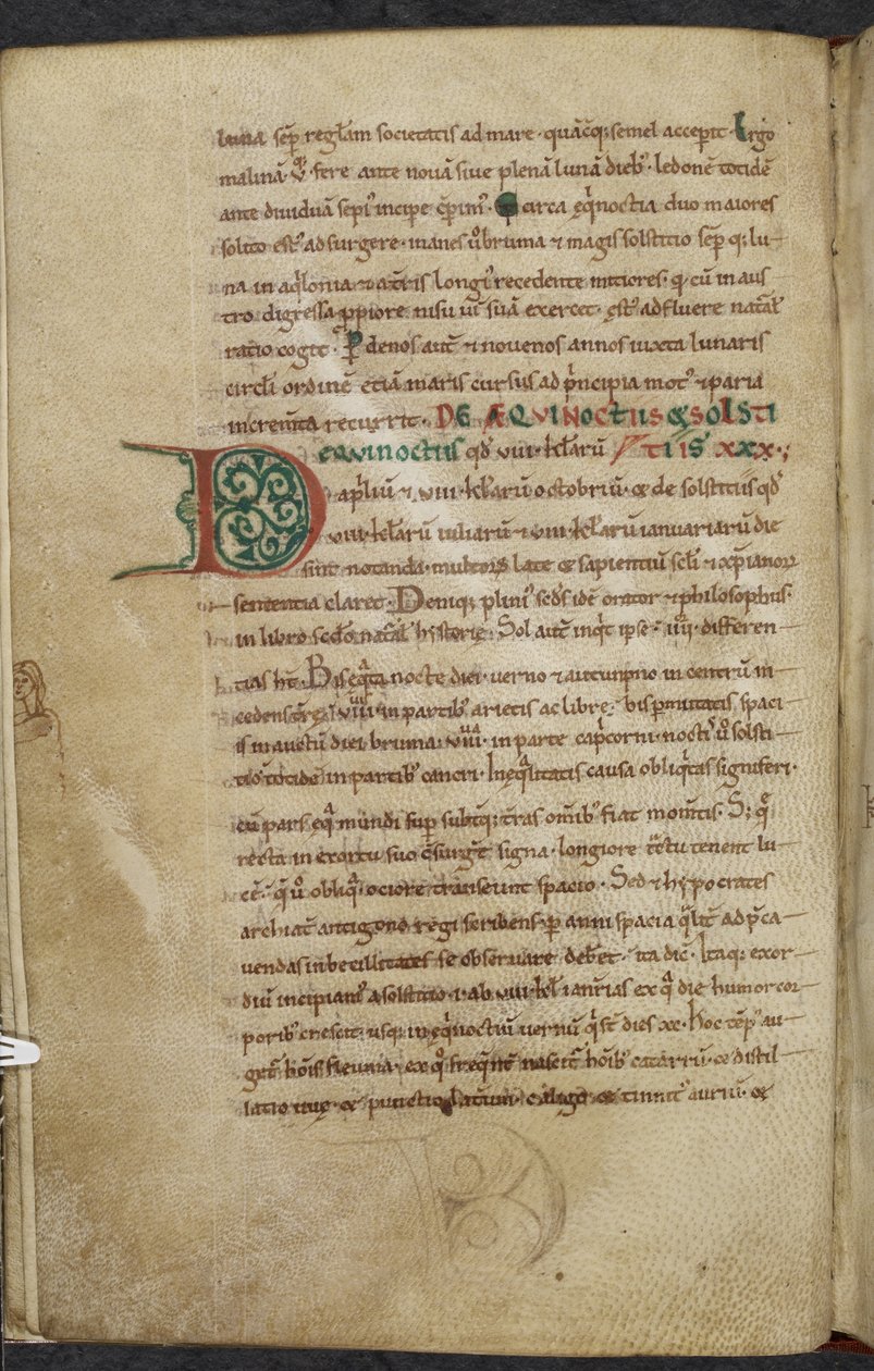 Royal 13. A.XI, f.59vBaşlangıç D.De temporum ratione.Bede the VenerableBilgisayar ve astronomi üzerine çeşitli eserler.11.yy-12.yy by English School