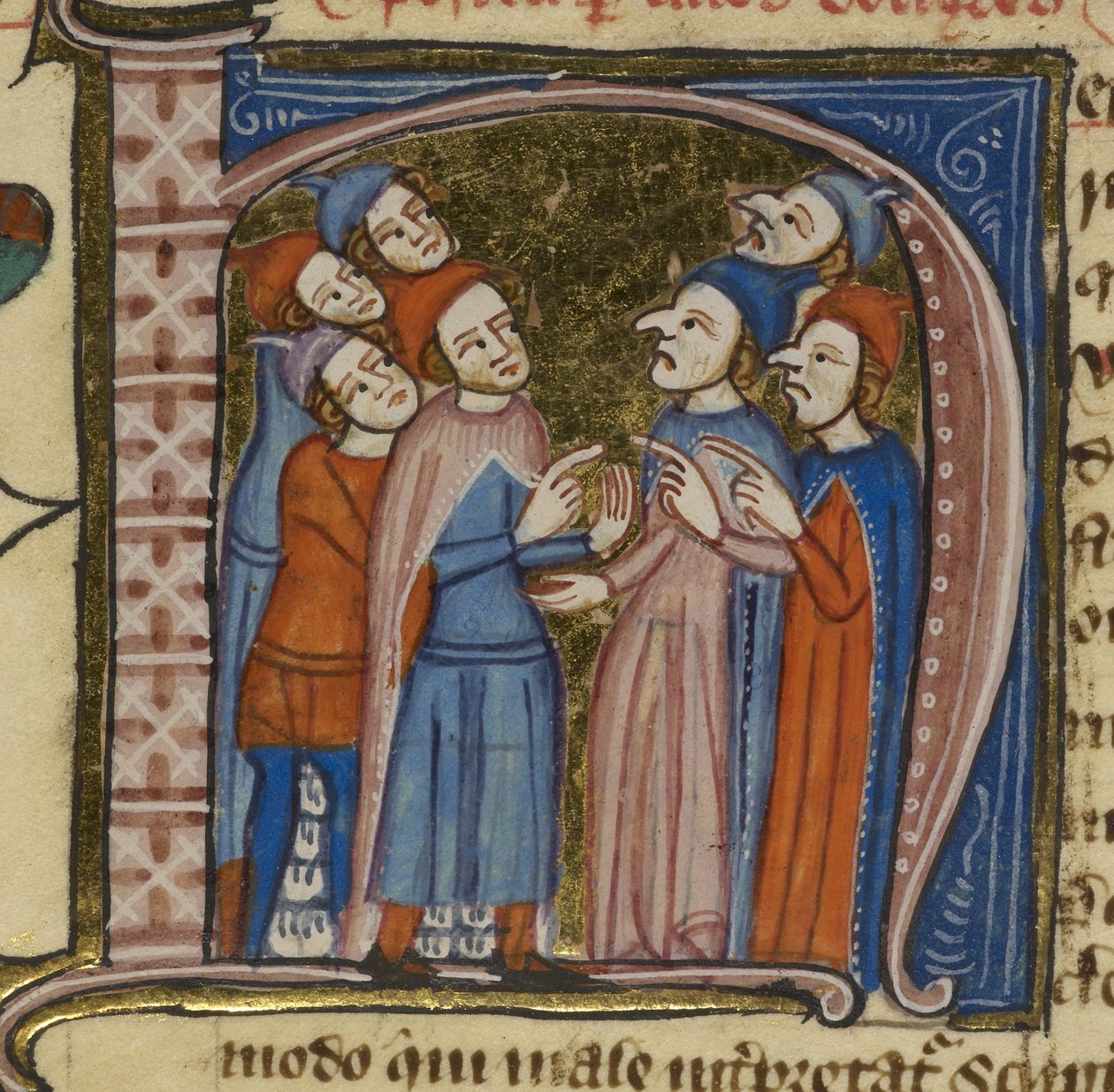 Royal 6 E. VII f.200, Heretics, 