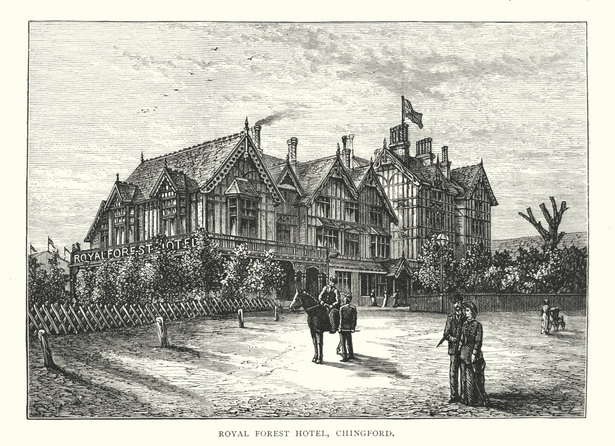 Royal Forest Hotel, Chingford (gravür) by English School