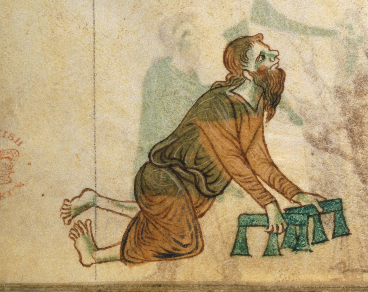 Royal Ms 13 B VIII fol.30v Gerald of Wales tarafından yazılan 