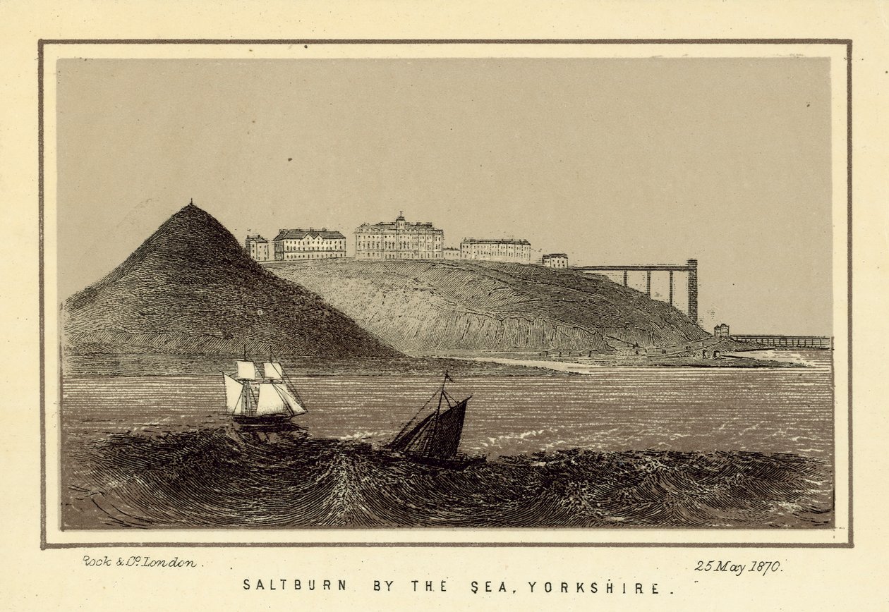 Saltburn by the Sea, Yorkshire (lito) by English School