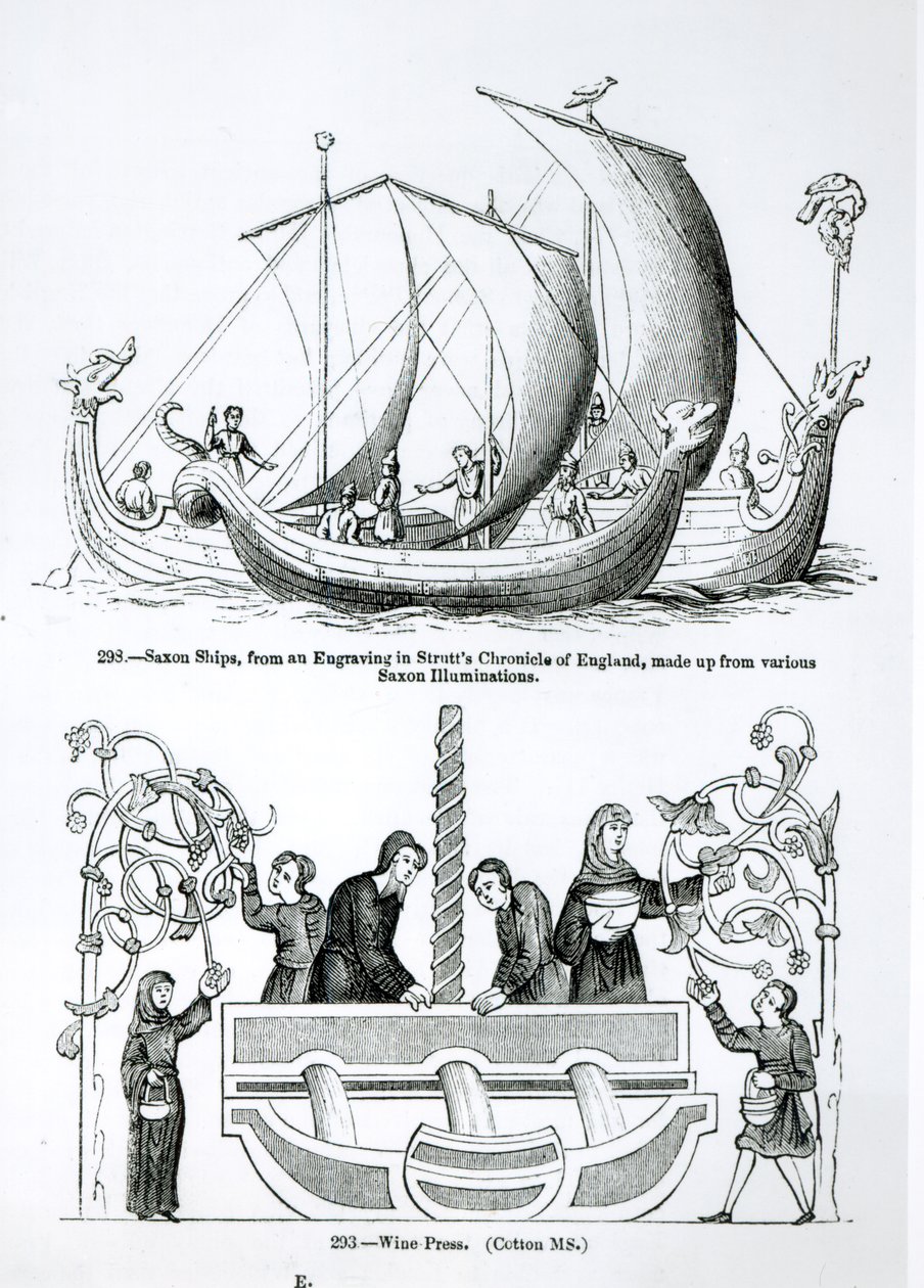 Strutts Chronicle of England ve Wine Press