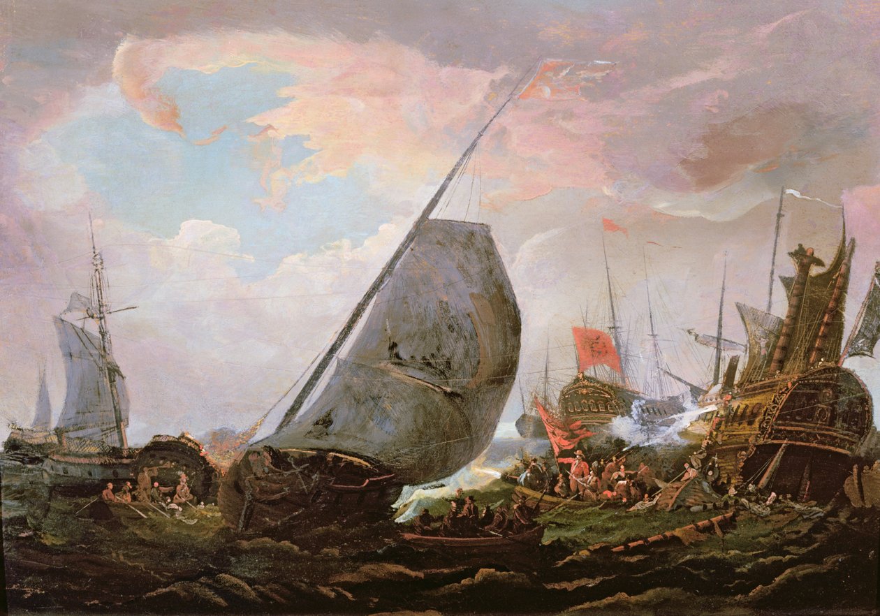 Deniz savaşı by English School