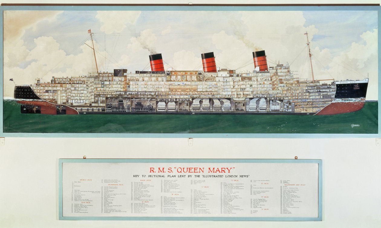 G.Havis tarafından hazırlanan R.M.S. Queen Mary