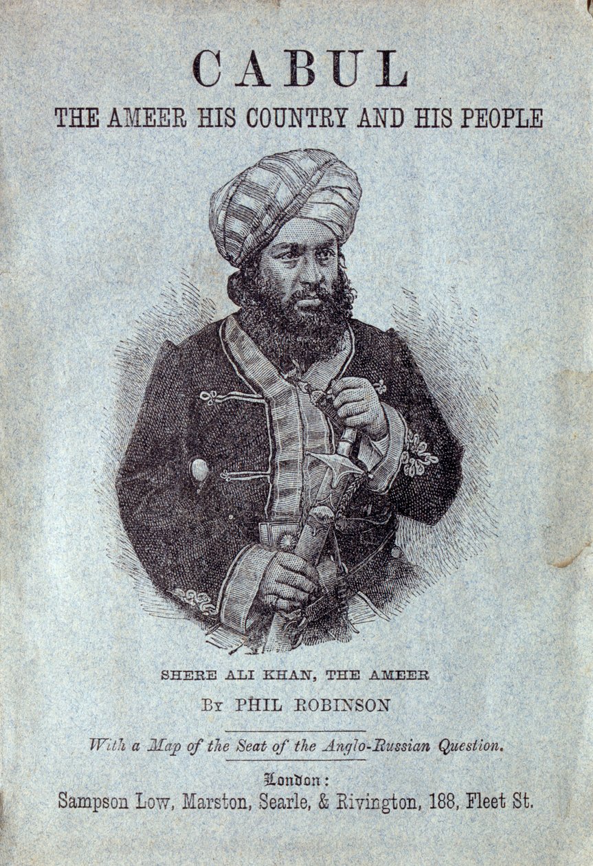 Shere Ali Khan, Afganistan Emiri, 1878 by English School
