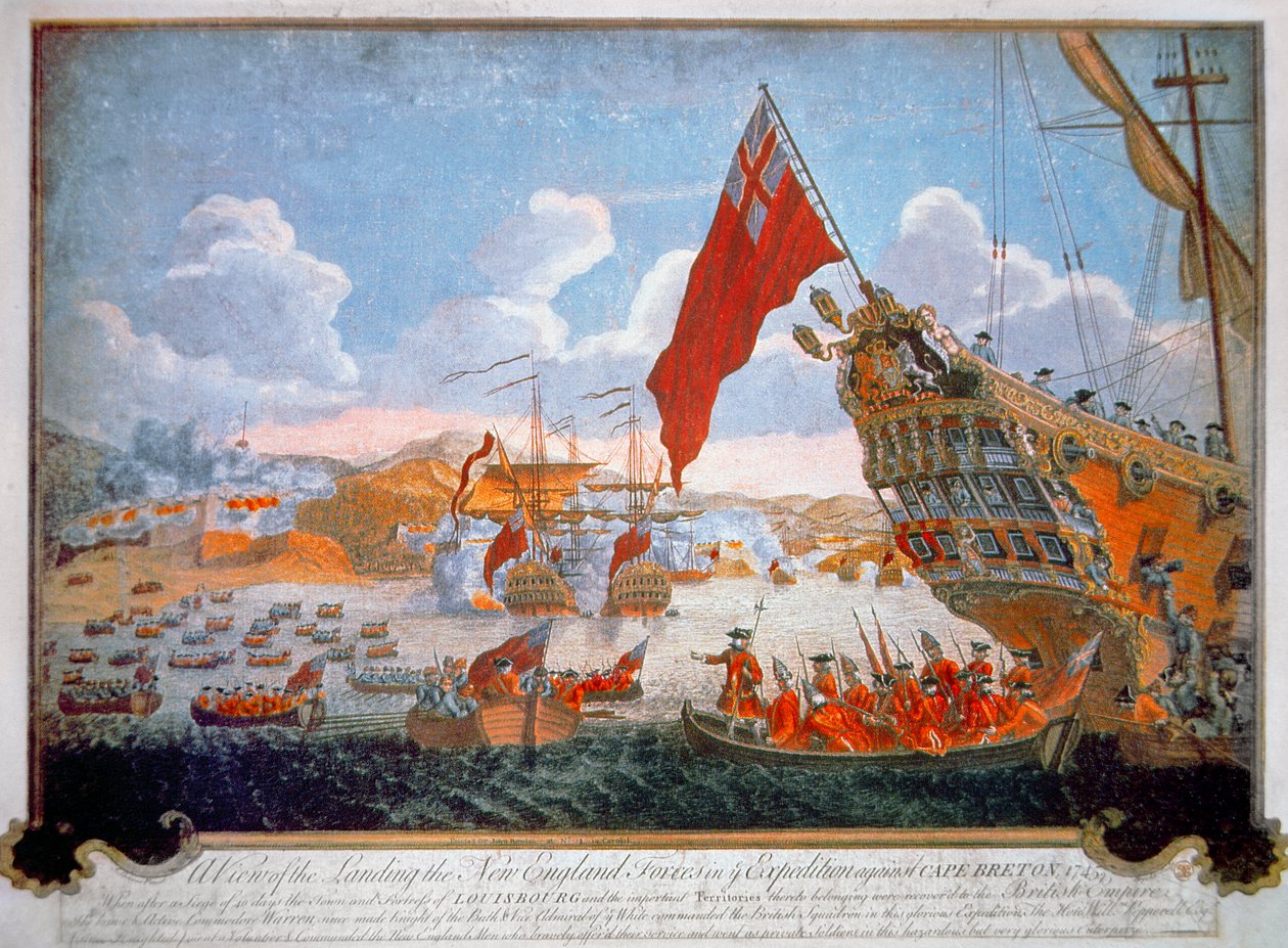 Fransız Louisbourg kalesinin 1745