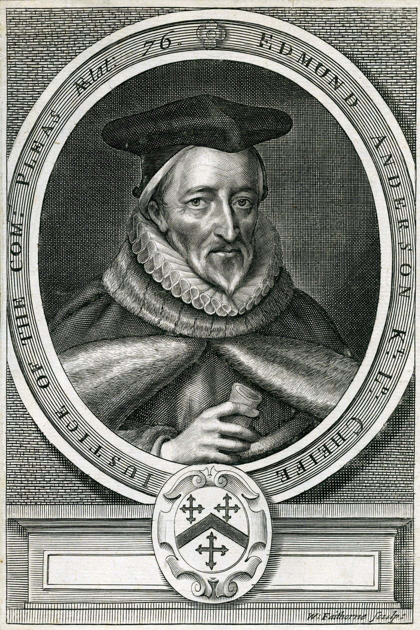 Sir Edmund Anderson (1530-1605) by English School