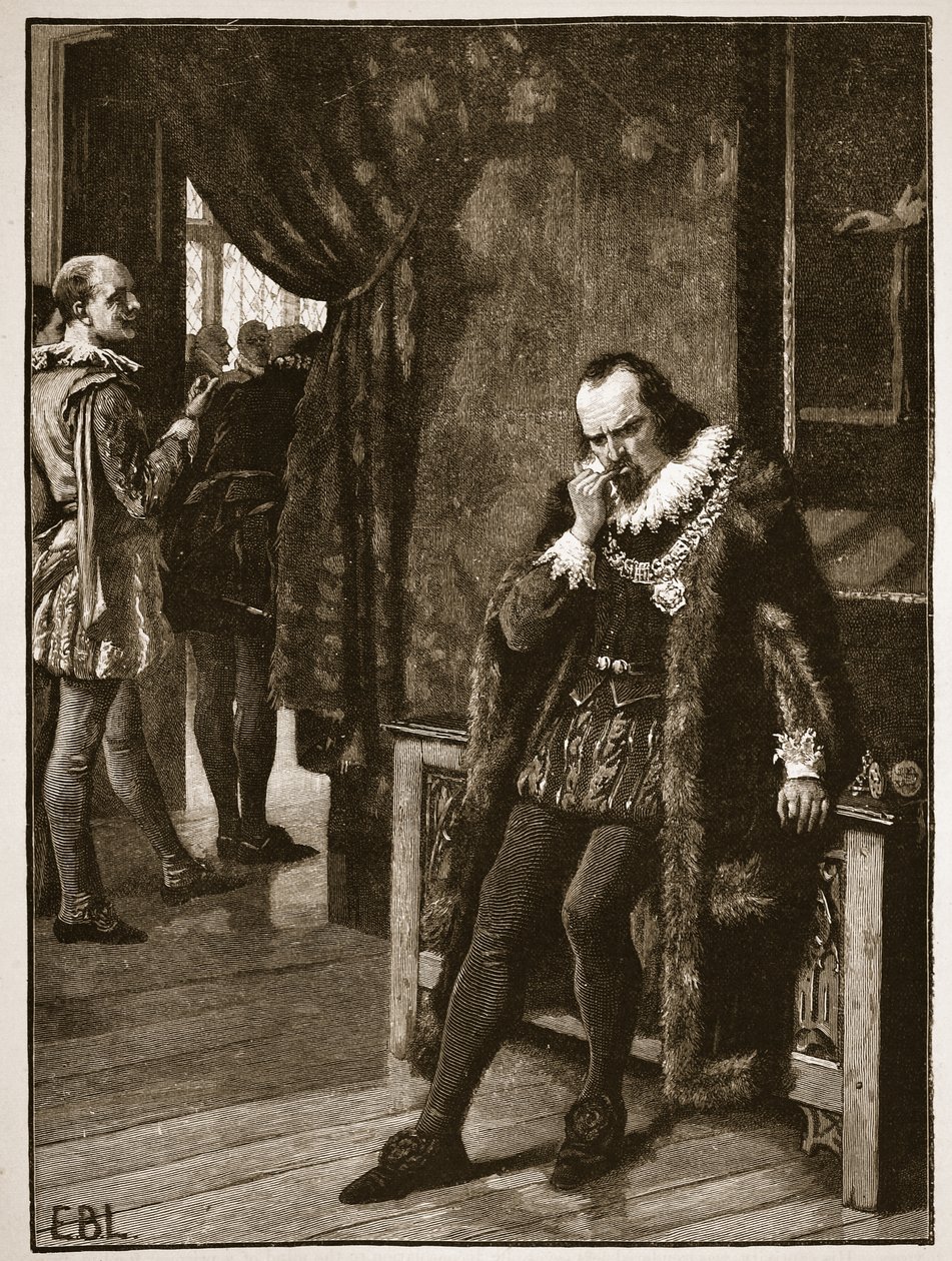 Sir Francis Bacon, Buckingham seyircisini bekliyor, Cassells Illustrated History of England