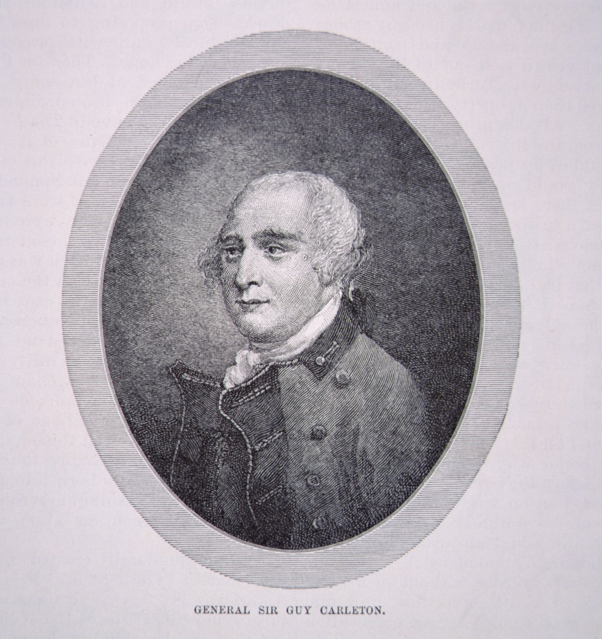Sir Guy Carleton (taş) by English School