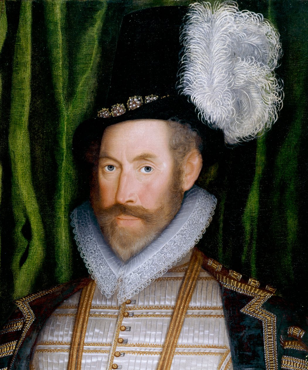 Sir Jerome Bowes (tuval üzerine yağlı boya) (369467 detayı) by English School