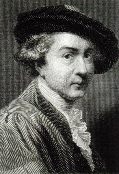 Sir Joshua Reynolds (1723-92) (gravür) by English School