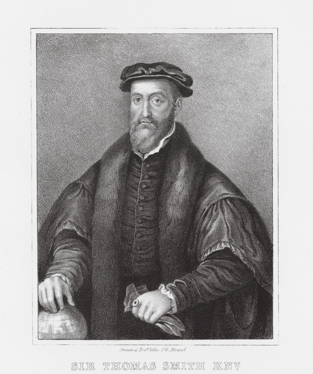 Sir Thomas Smith KNT (gravür) by English School