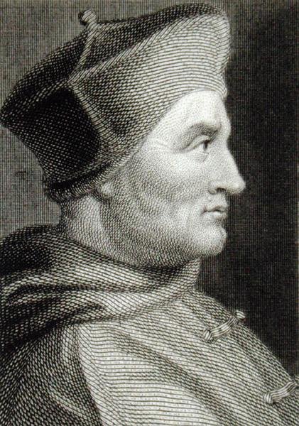 Sir Thomas Wolsey (c.1475-1530) (gravür) by English School