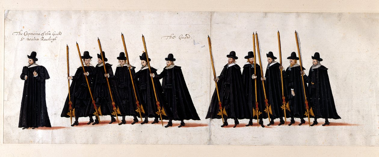 Sir Walter Raleigh, Muhafız Kaptanı ve Muhafız. 28 Nisan 1603