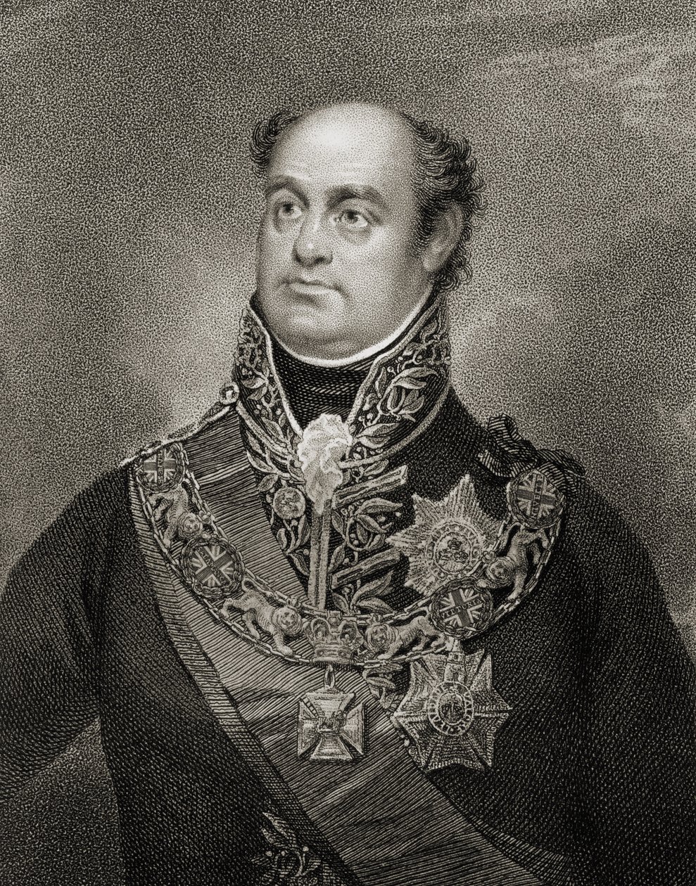 Sir William Carr Beresford (1768-1854) (gravür) by English School