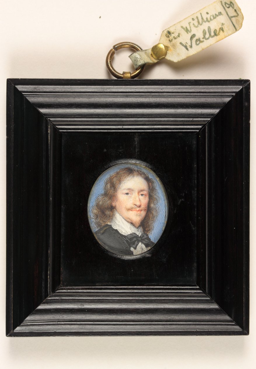 Sir William Waller (parşömen üzerine suluboya) by English School