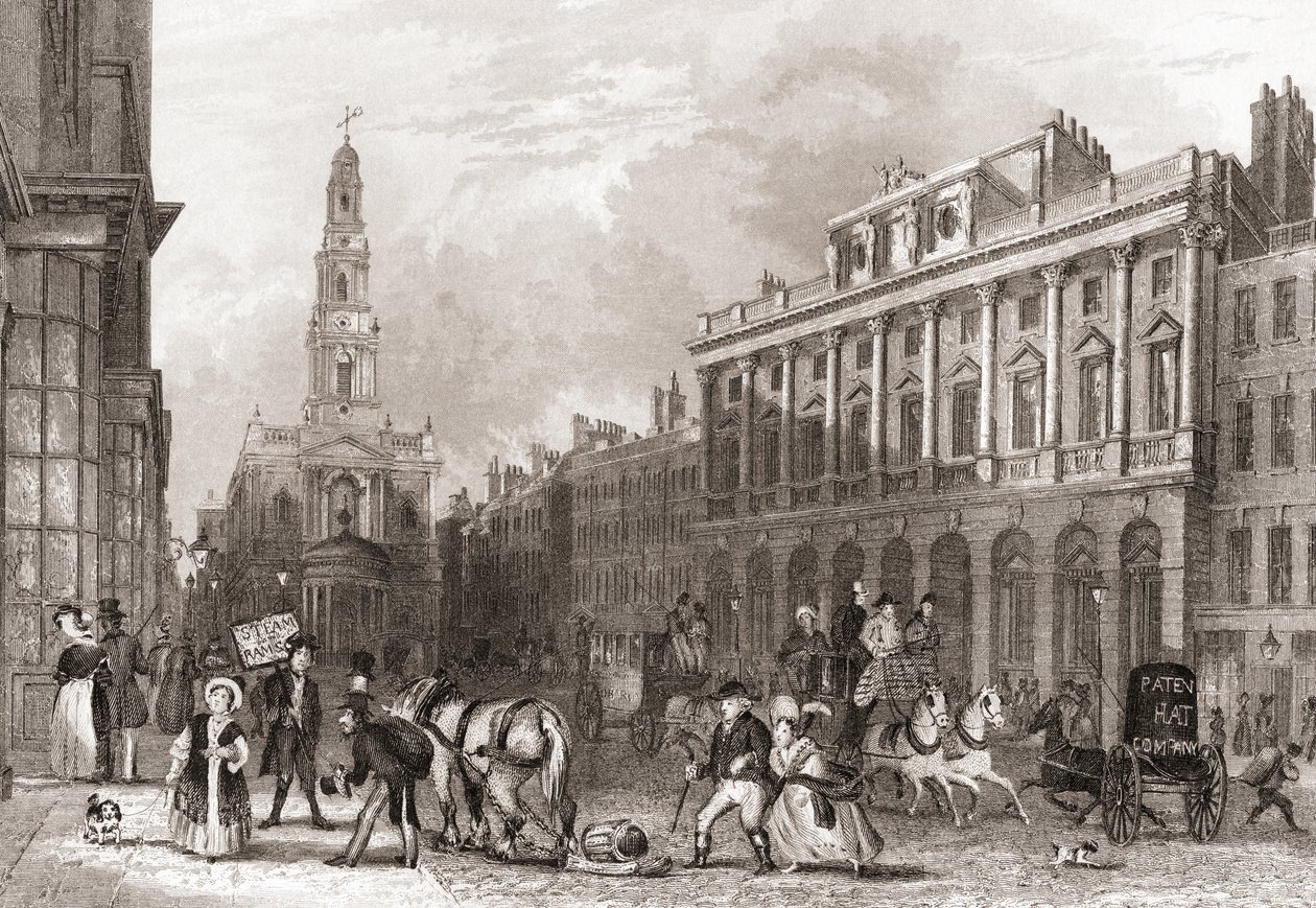 Somerset House, The Strand, Londra, İngiltere by English School