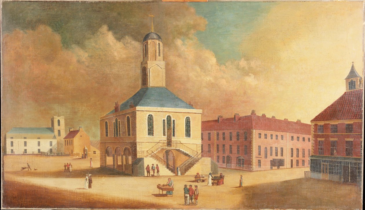 South Shields Pazar Yeri, c.1800 by English School