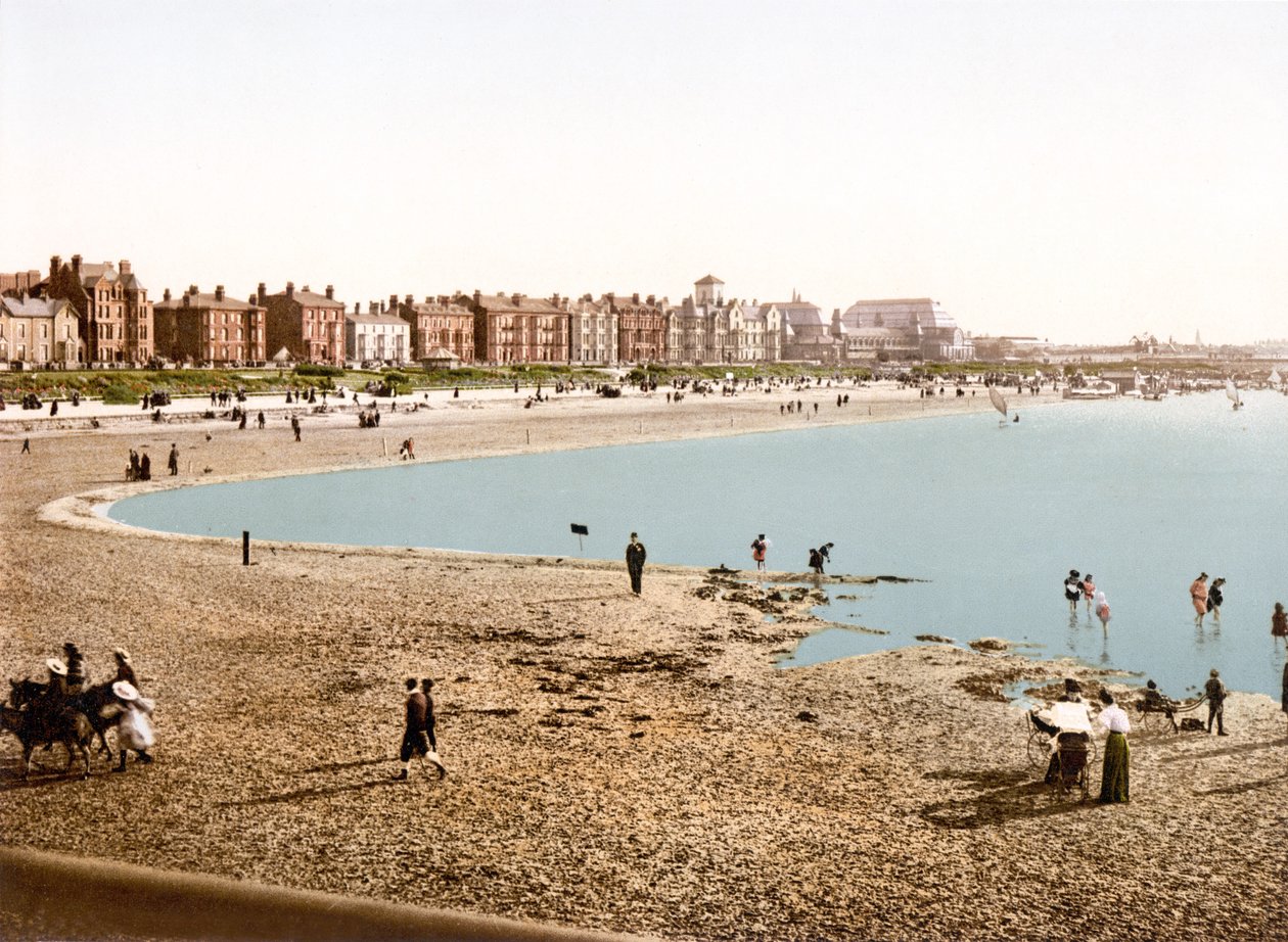 İskeleden Southport (el renginde fotoğraf) by English School