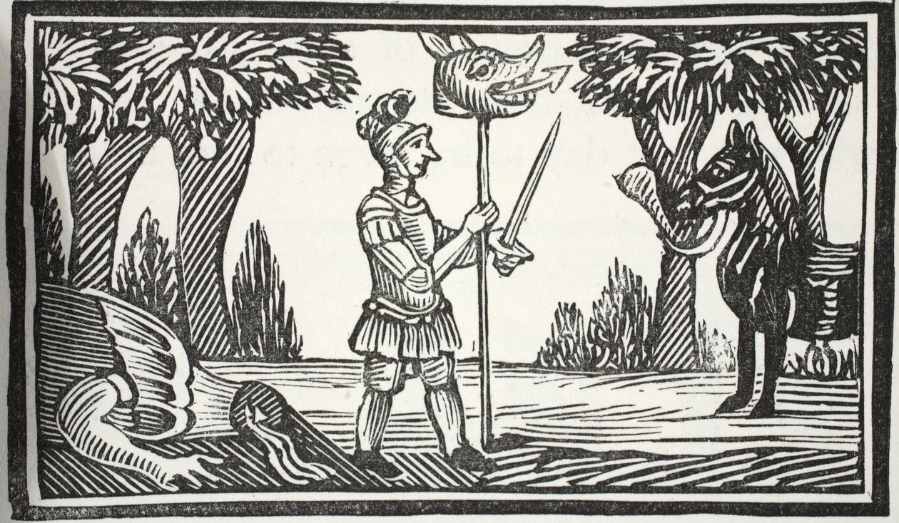Ejderha kafalı St George, John Ashton