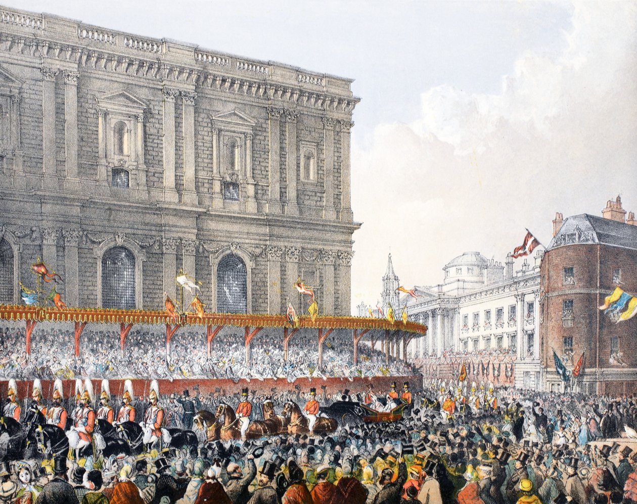 St Pauls, 7 Mart 1863, A Memorial of the Marriage of the Marriage of Edward VII ve Alexandra of Danish, pub. 1864 by English School