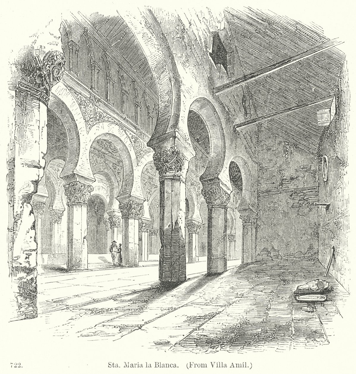 Sta. Maria la Blanca (gravür) by English School