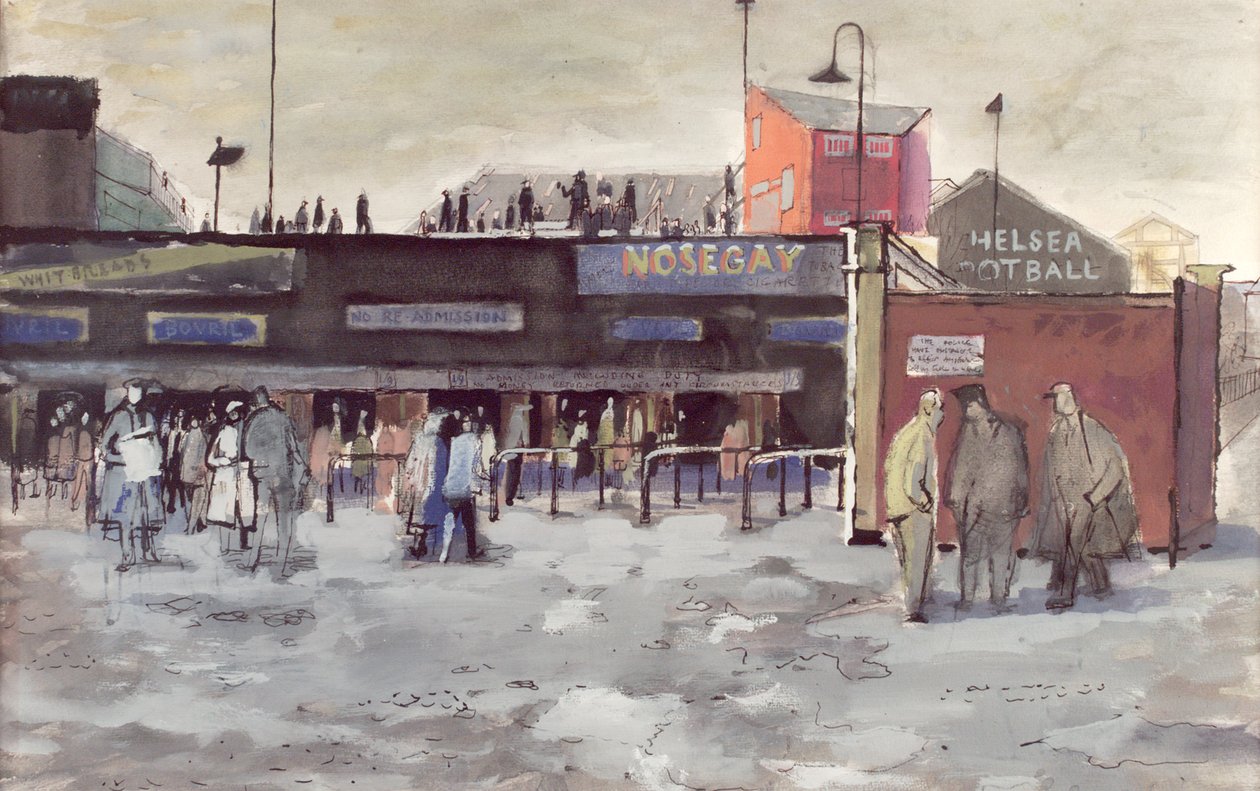 Stamford Bridge (kağıt üzerinde wc) by English School