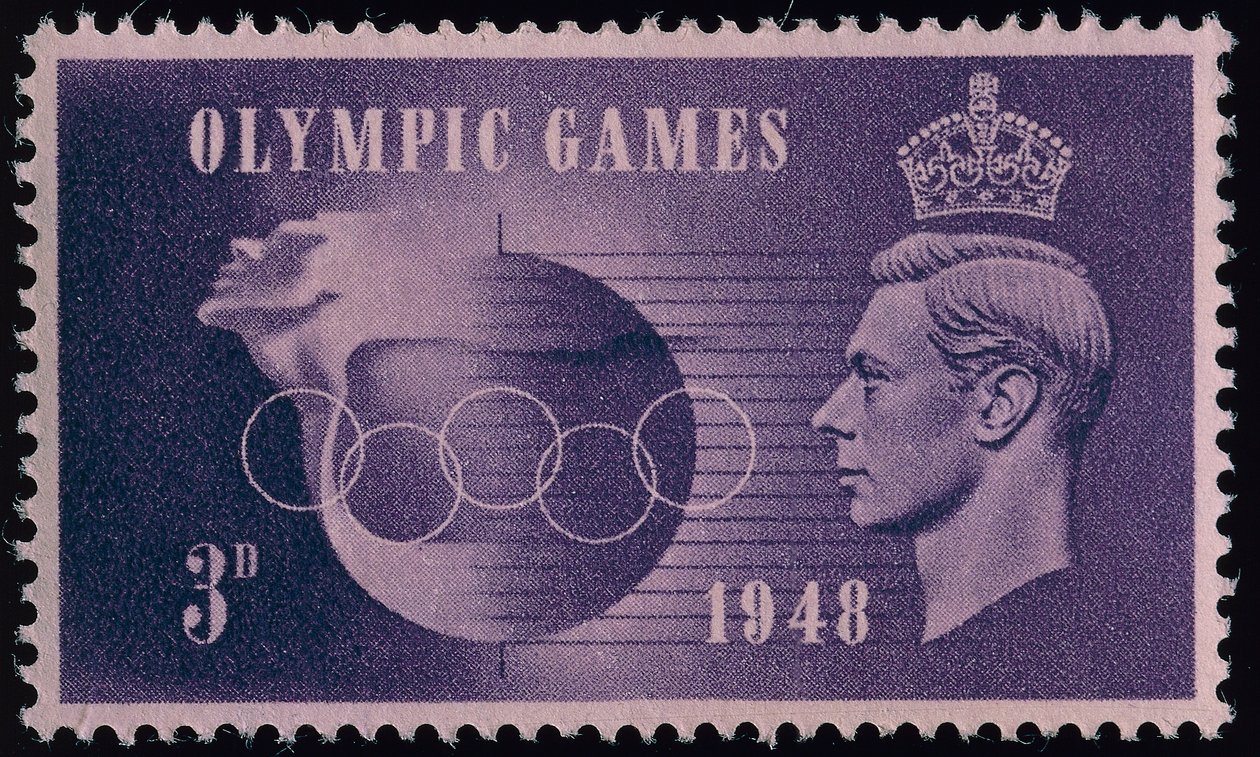 1948 Londra Olimpiyatları anısına damga by English School