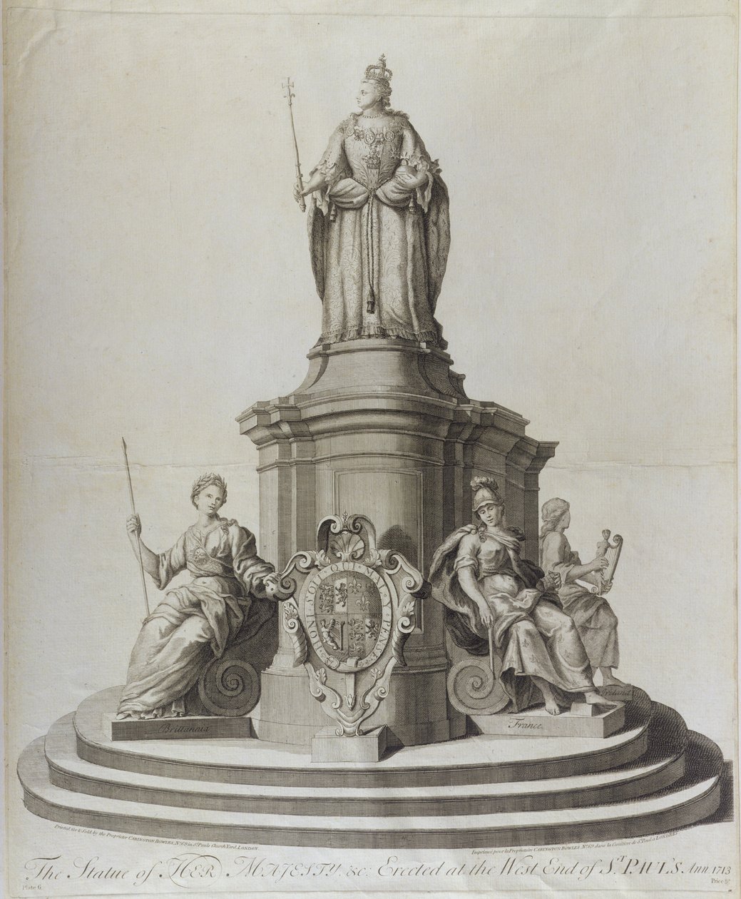 Kraliçe Anne Heykeli (1665-1714), 1713