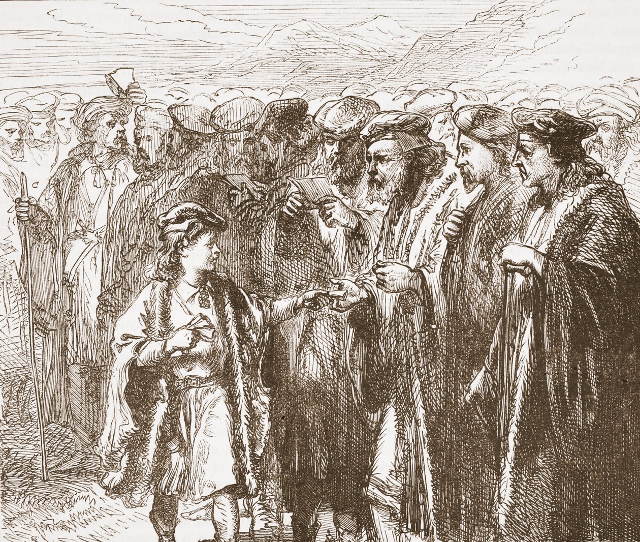 Bir papaz seçen Taborlular, James Aitken Wylie