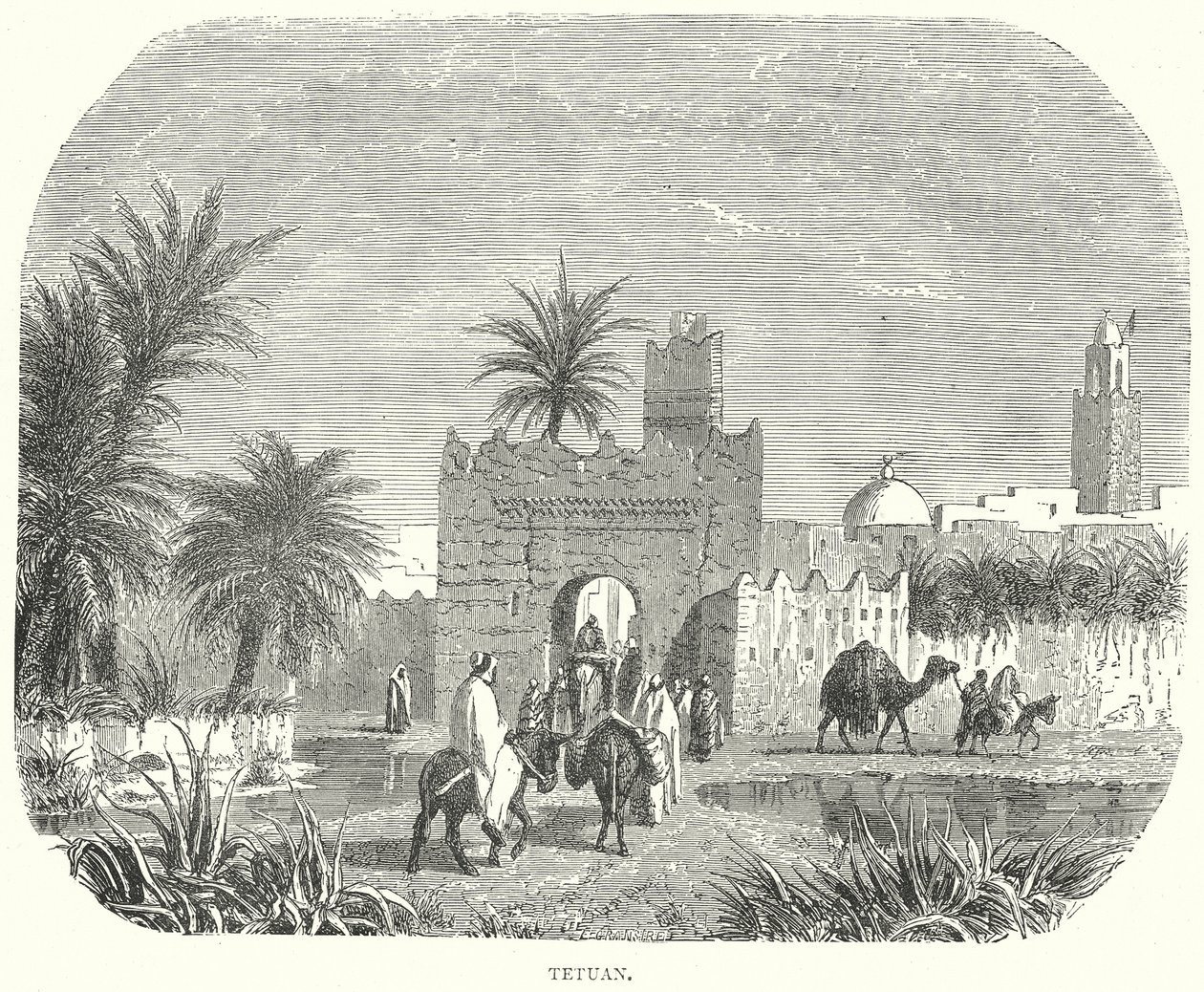 Tetuan (gravür) by English School