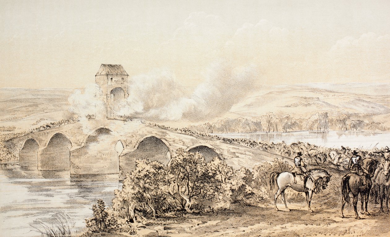 Bothwell Köprüsü Savaşı, 22 Haziran 1679, John Howie (1735-93) tarafından 