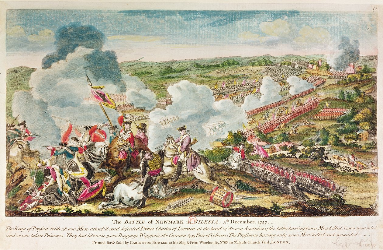 Neumark Savaşı, Silezya 5 Aralık 1757 by English School