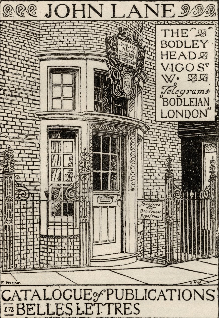 Bodley Head Yayınevi, Belles Lettres Yayınları Kataloğu
