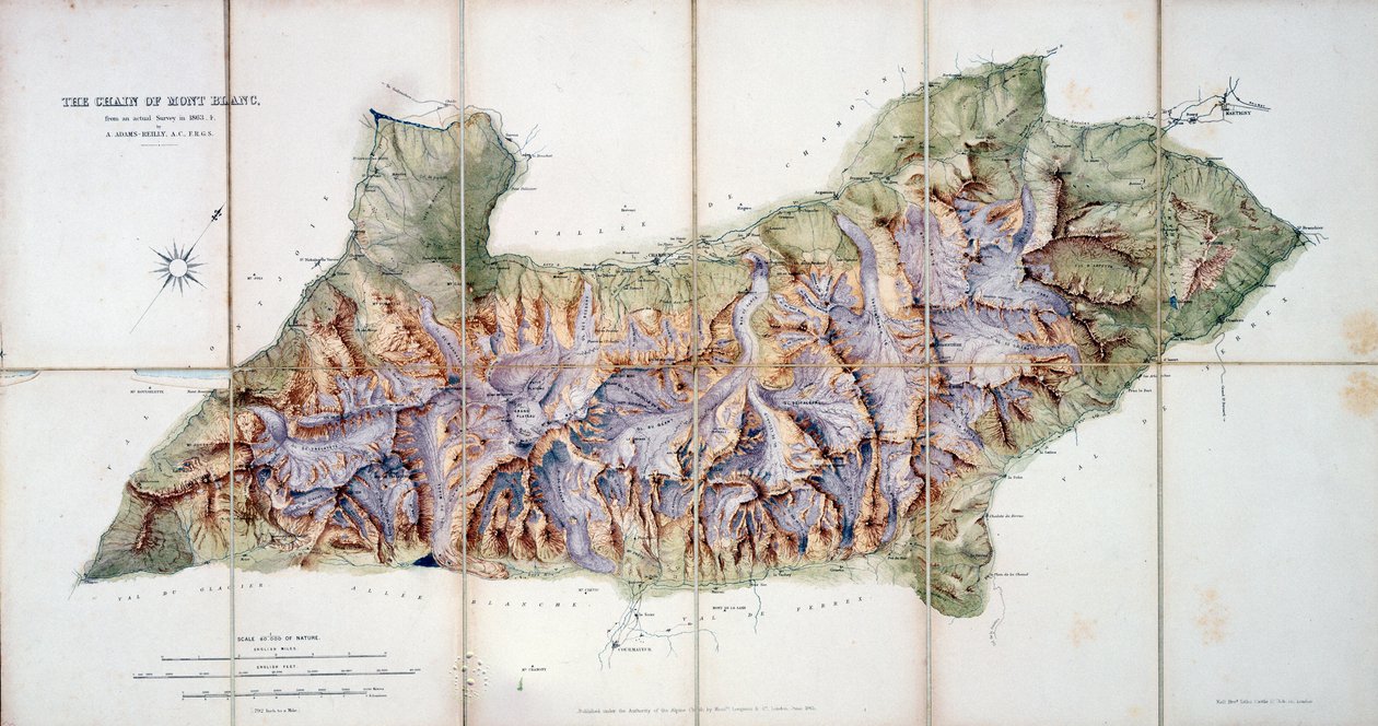 Mont Blanc Zinciri, 1863