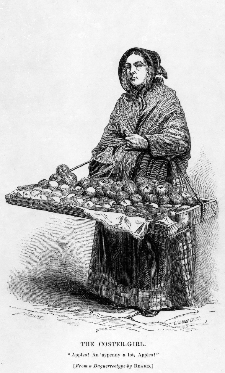 Coster-Kız, c.1840 by English School