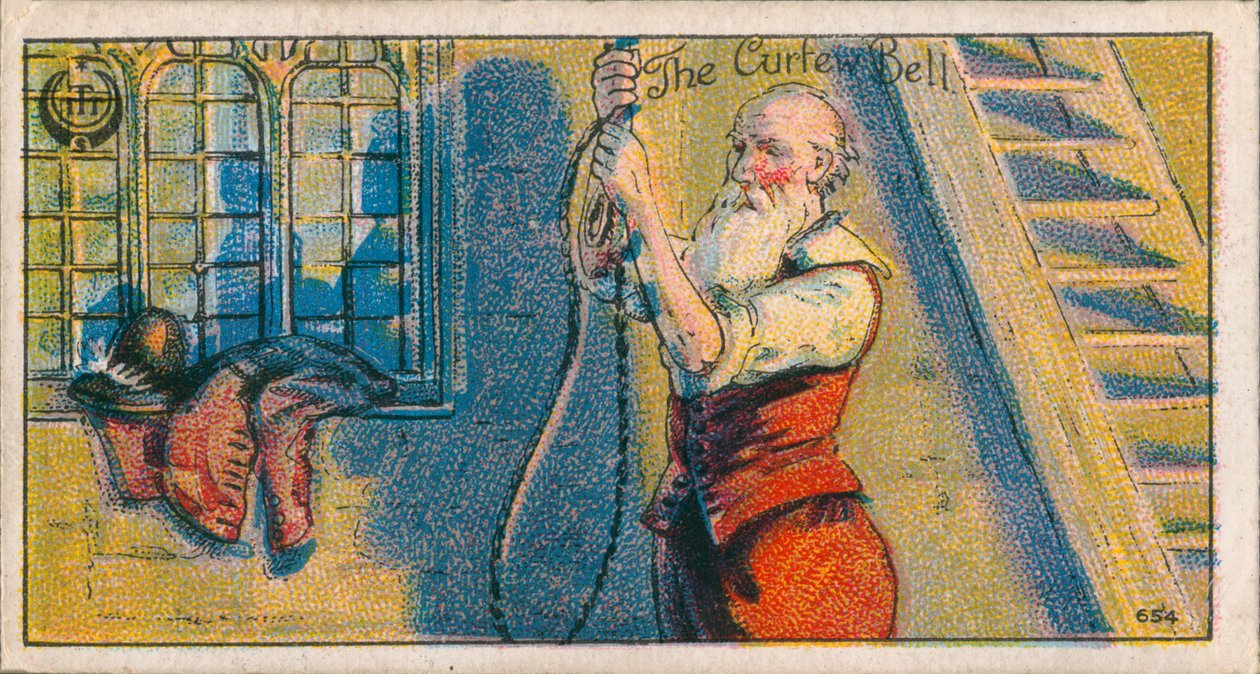 Sokağa Çıkma Yasağı Çanı (kromolito) by English School