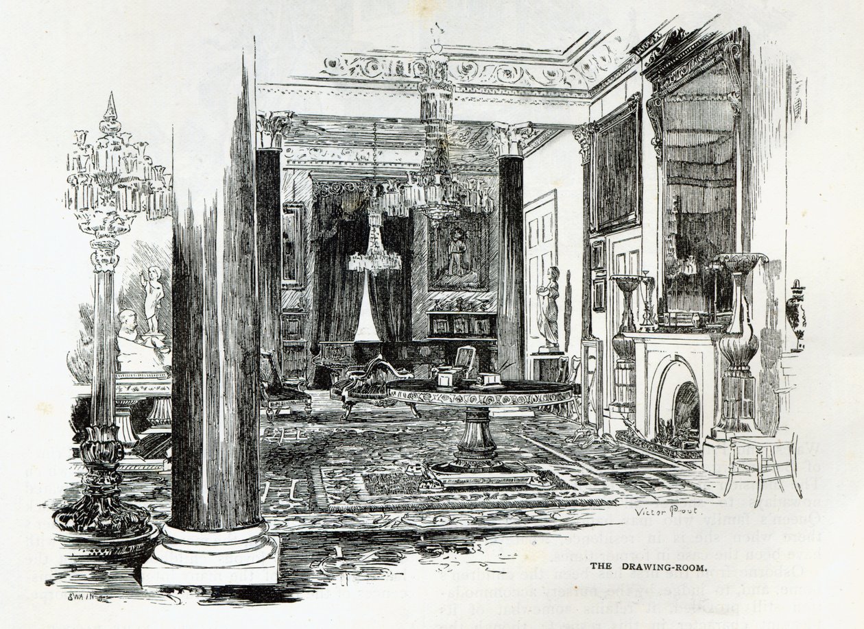 The Drawing Room, Osborne House, 