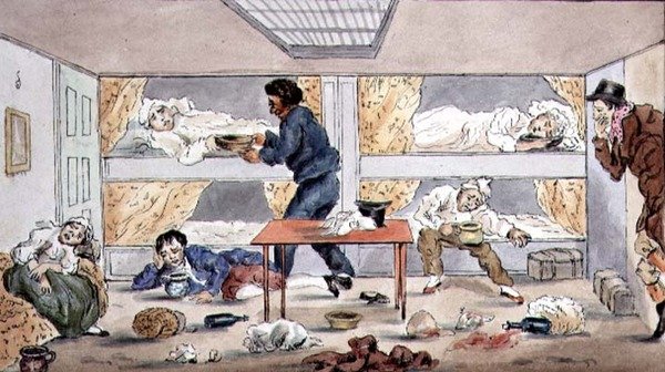 Deniz Tutmasının Etkileri, c.1825 (kağıt üzerine suluboya ile kalem ve mürekkep) by English School