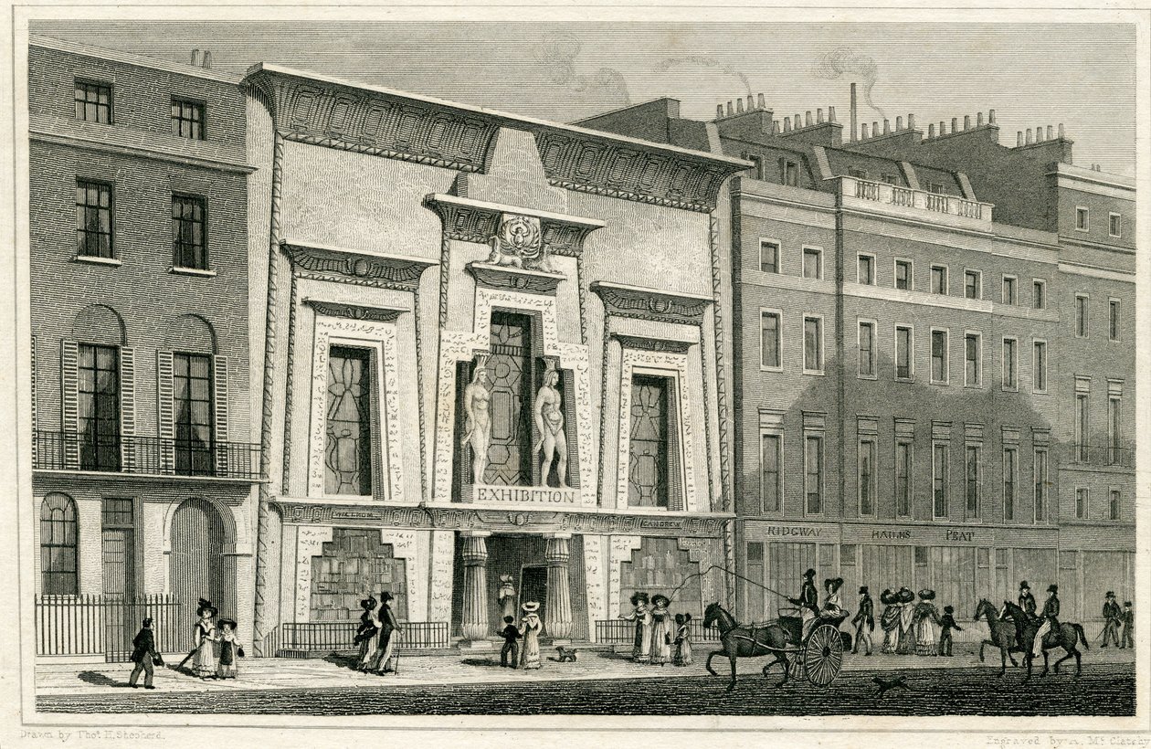 Mısır Salonu, Piccadilly by English School