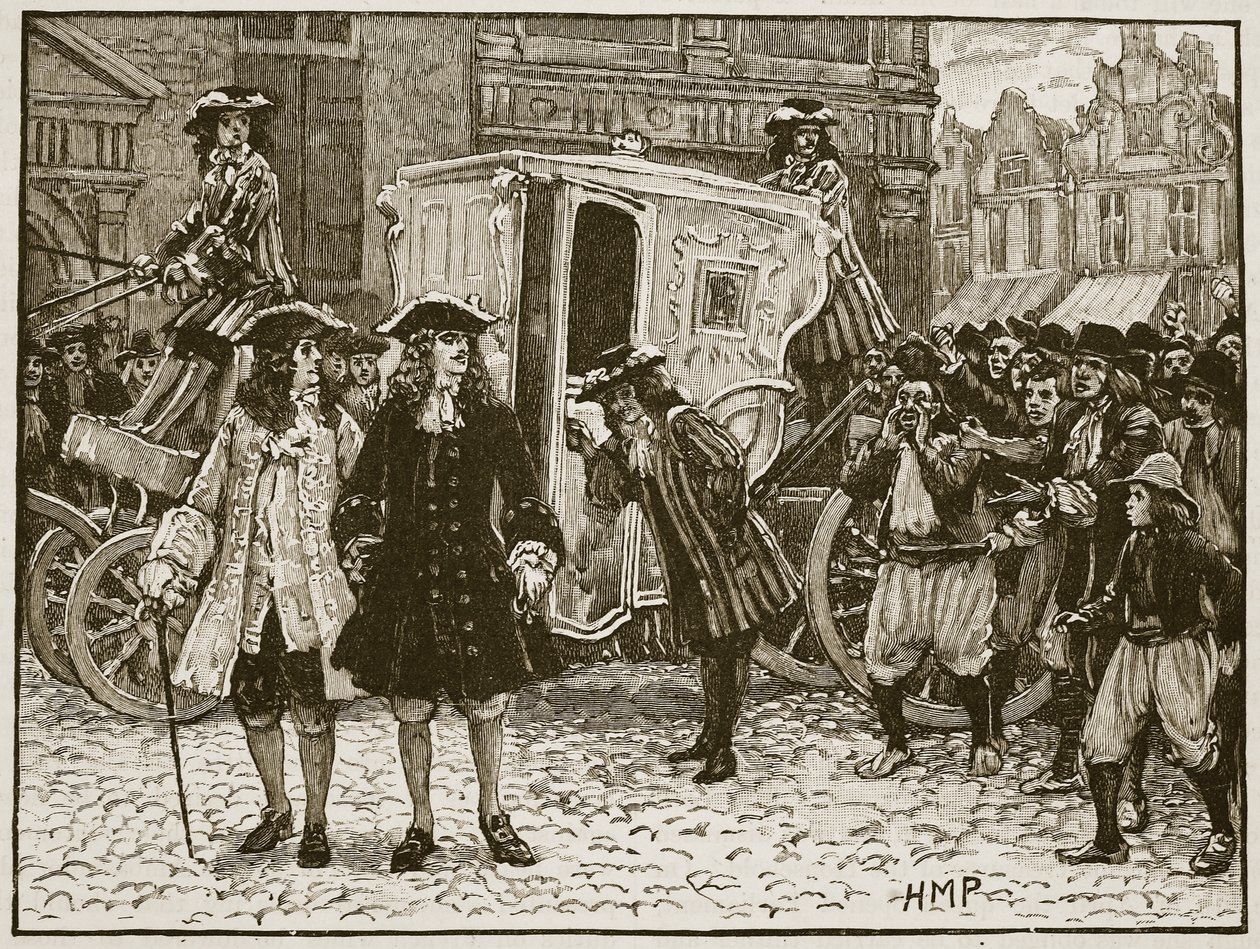 İngiliz tam yetkili Utrecht sokaklarında hakarete uğradı, 1712, Cassells Illustrated History of England