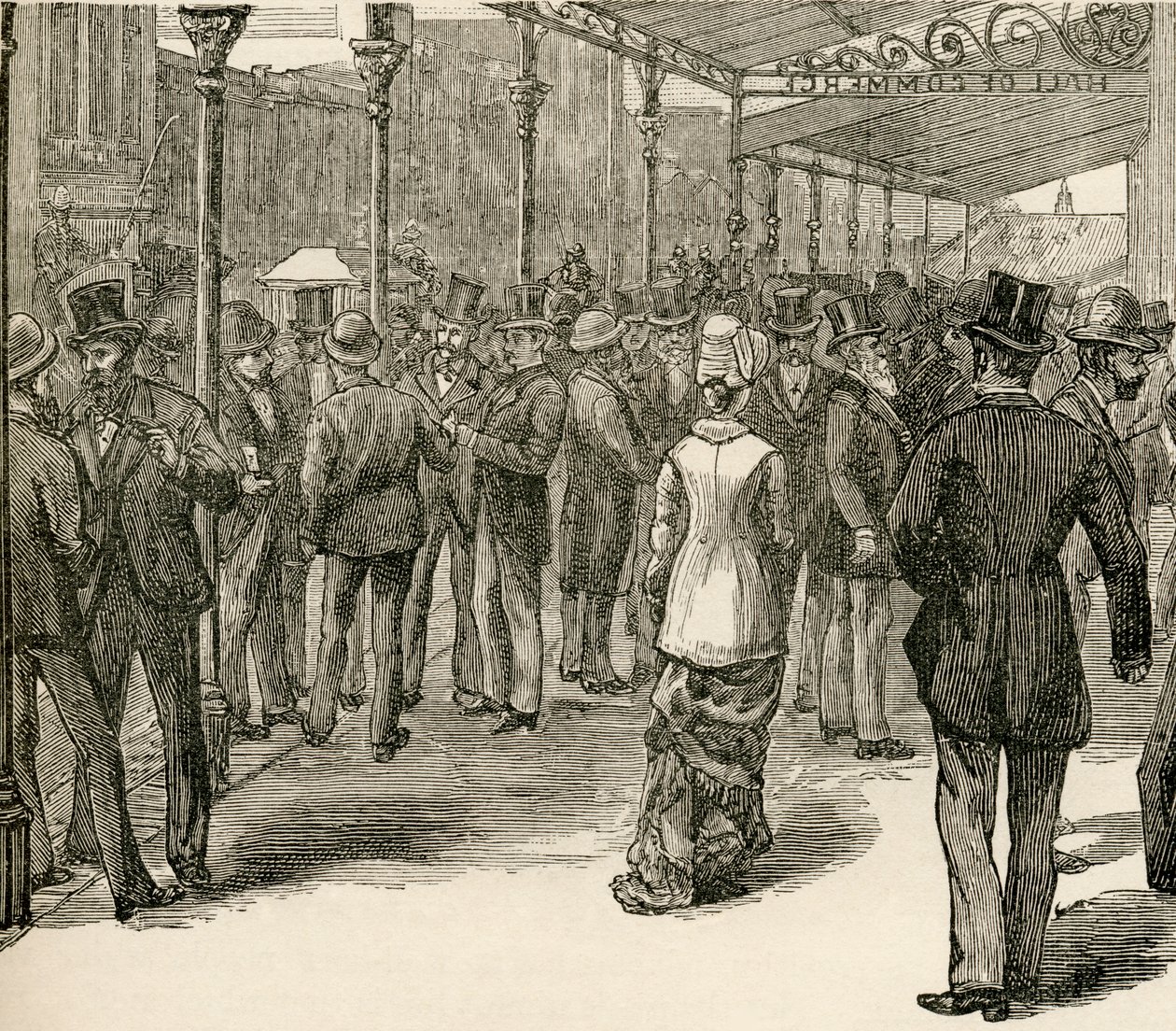 The Exchange at the Hall of Commerce, Collins Street, Melbourne, 