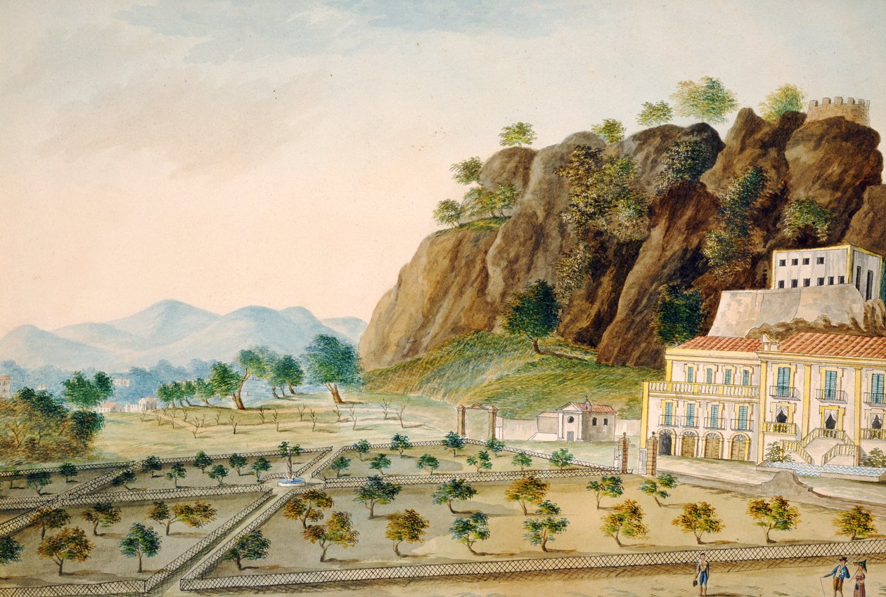 Kral Fernando IV için tasarlanmış La Favorita veya Palazzo Cinese, Palermo