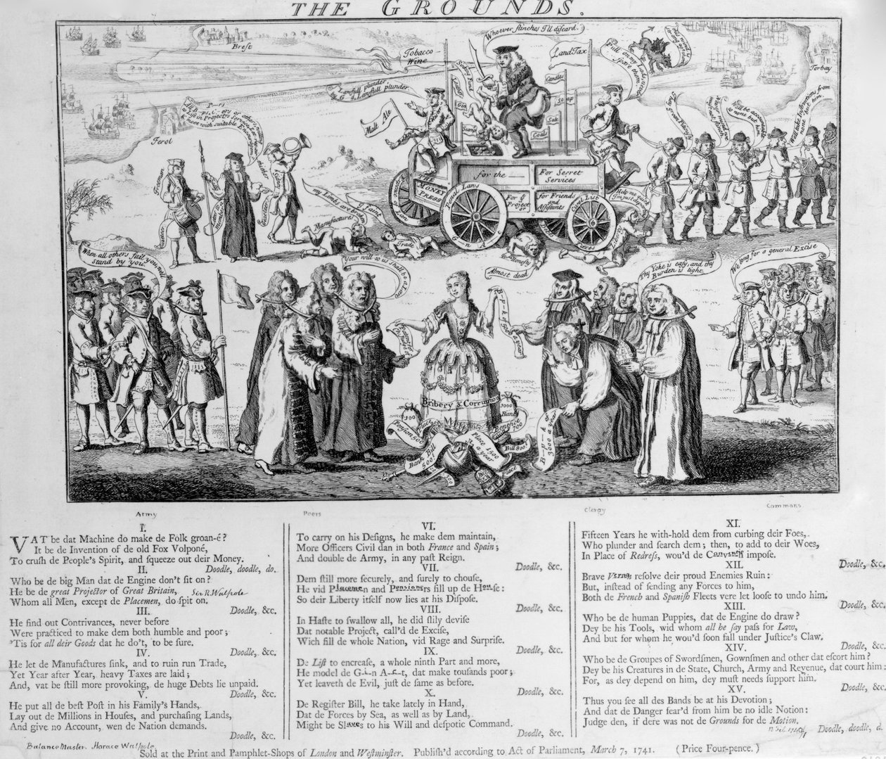 Arazi, 1741 by English School