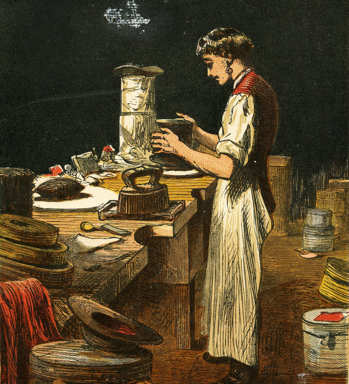Şapkacı, 1867 by English School
