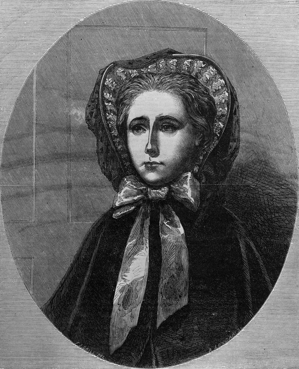Hon. Bayan Yelverton, 1861 (gazete) by English School